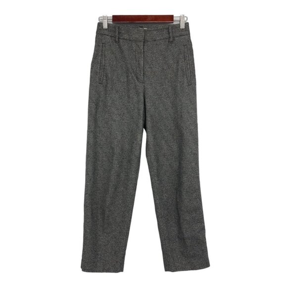 Aritzia Wilfred Grey Gimont Dress Work Pant Cashmere Wool Blend Size 4 - Picture 2 of 16